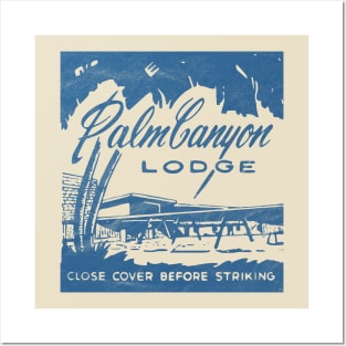 Palm Canyon Lodge / Vintage Matchbook Art Posters and Art